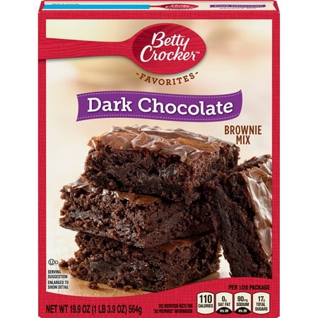 UPC 016000427303 product image for Betty Crocker Dark Chocolate Brownie Mix Family Size, 19.9 oz | upcitemdb.com