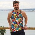 thumbnail image 6 of Fuzoiu American Football Print Men's Workout Tank Tops,Sleeveless Gym Shirt Quick Dry,Fitness Bodybuilding T-Shirt,Muscle Athletic Workout Tee-3X-Large, 6 of 7