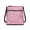 Breast Cancer Awareness Ribbon Daisy, variant on Women's Red Blue Flame Pattern Crossbody Bag Leather Bucket Bag for Lady Fashion Tote Handbag with Zipper Pockets Double Layer Cell Phone Bag