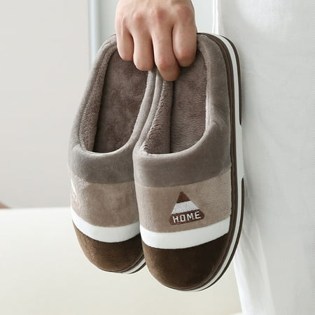

Slippers Slippers For Men Winter Warm Memory Foam House Slippers Soft