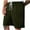 Army Green, variant on Yaoyar Mens Elastic Waist Athletic Shorts Classic Solid Color Shorts with Pocket Drawstring Lace-Up Home Half Shorts Pants