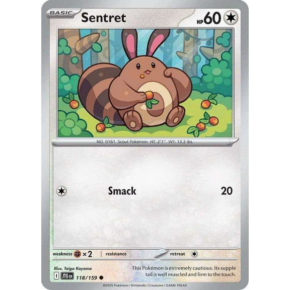 Pokemon Journey Together Common Sentret #118