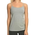 thumbnail image 2 of Maidenform Cotton Stretch Camisole - 2 Pack DMC008 S/Grey Heather/Navy, 2 of 6