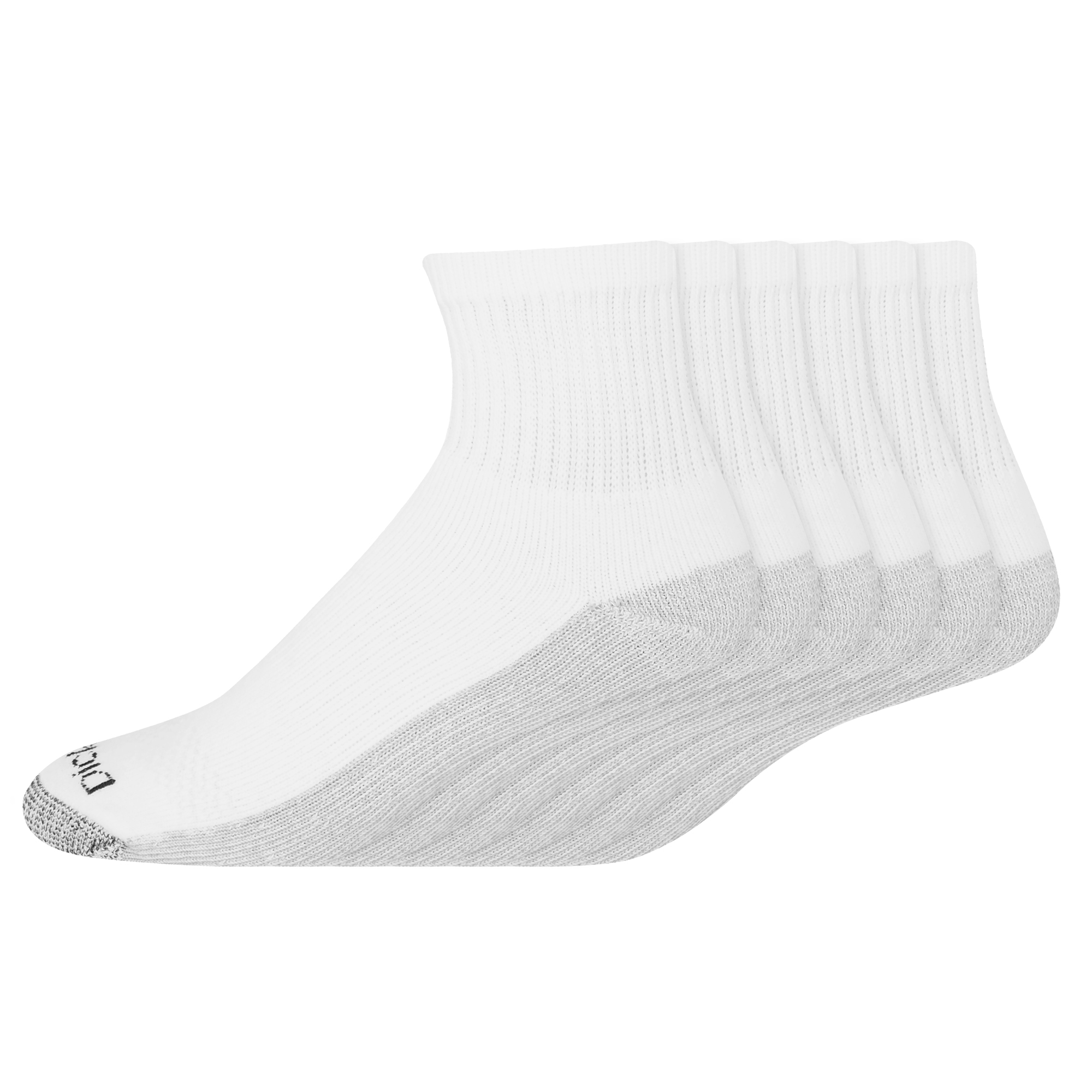 Dickies Men's Dri-Tech Moisture Control Quarter Socks, 6-Pack photo 2