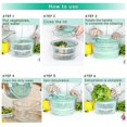 thumbnail image 5 of Salad Spinner Large, Lettuce Dryer Spinner Quick Dry Design, 5.3 Quarts Fruit Washer With Bowl, Non-slip Pad, 5 of 5