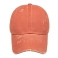 thumbnail image 4 of DOPI Stylish Hats Unisex Men Women Solid Color Sun Hat Adjustable Baseball Cap Hip Hop Hat, 4 of 5