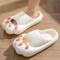 thumbnail image 2 of BadPiggies Animal Paws Clouds Slides for Women Men Funny Sandals Soft Pillow Slippers Non-Slip House Shower Shoes, 2 of 8