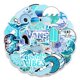 thumbnail image 1 of 53 piezas populares de pegatinas de vinilo azul púrpura a prueba de agua para computadora portátil, botella de agua, computadora, equipaje, botella de agua, teléfono, taza de agua, tableta, juego de, 1 of 5