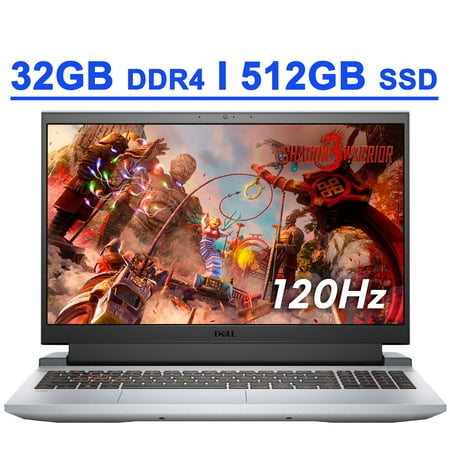 Dell G15 Ryzen Edition 15 Premium Gaming Laptop 15.6" FHD 120Hz Display AMD Octa-Core Ryzen 7 5800H 32GB DDR4 512GB SSD GeForce RTX 3050 Ti 4GB Backlit Keyboard HDMI USB-C WiFi6 Nahimic Win11