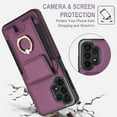 thumbnail image 2 of Allytechgroup Wallet Case Compatible with Samsung Galaxy A13 4G, RFID Blocking Shockproof Stand Slim Fit Case Cover for Women Men, Purple, 2 of 8
