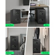 Kavey 5.0 Cu ft Extra Large Home Safe Box Fireproof, Digital Home Security Safe Box with Deposit Slot & Metal Storage Box, Soft Lining Money Safe with Backlit Keypad & Dual Alarm for Home Office