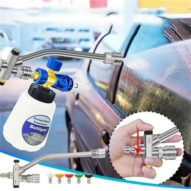 Foam Cannon, Foam Cannon Dual-Purpose Switch Spray Gun, Dual Foam Cannon For Pressure Washer, Pressure Washer Foam Cannon With Dual-Connector Accessory