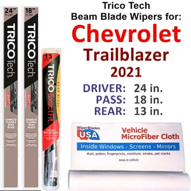 2021 Chevrolet Trailblazer Beam Blade Wipers (Set of 3) w/Rear Wiper