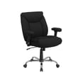 thumbnail image 4 of Scranton & Co Big and Tall Fabric Swivel Office Chair in Black, 4 of 6