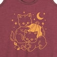 thumbnail image 3 of Instant Message - Halloween Kittens  - Women's Racerback Tank Top, 3 of 6