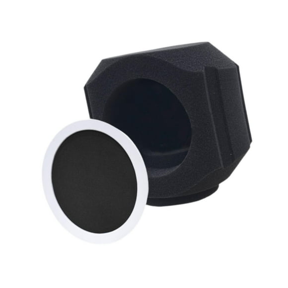 tamizeot Mic for Pop Filter for Noise and Black Reflection Booth Indoor Vocal Reduction Outdoor Black