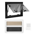 thumbnail image 2 of Rv Ventilation Window, Push Out Rv Window Heavy Duty Waterproof Aluminum Alloy 20 X 12in with Support Rod and Screen for Caravan Camper Trailer, 2 of 7