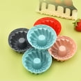 thumbnail image 4 of 1Pcs Silicone Molds Cupcake 2.56 Inch Mini Size Reusable Muffins Liners Washable Non-Stick Donut Wrapper Mold Flower Shapes Baking Cups for Pan Oven Microwave Dishwasher, 4 of 8