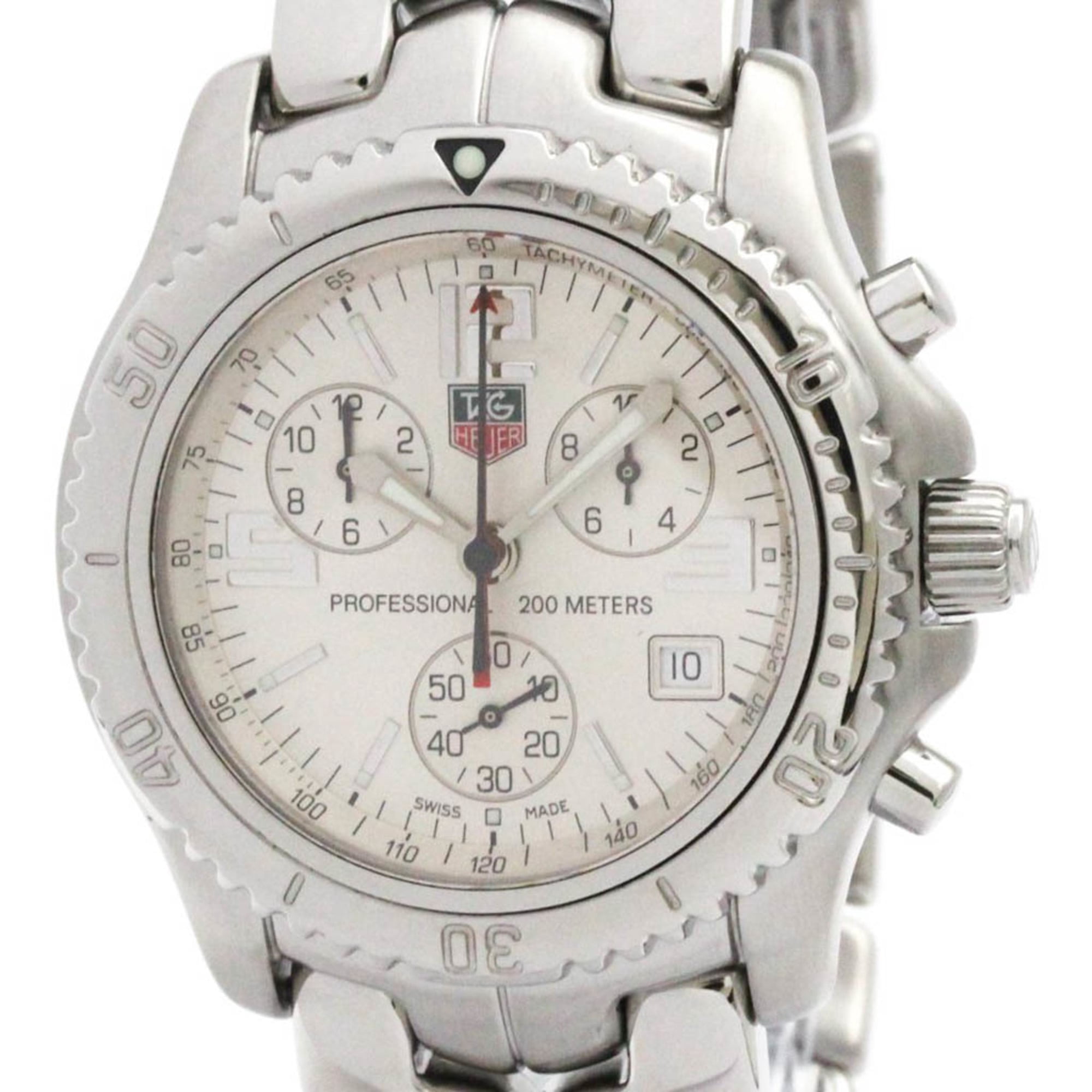 Pre-Owned TAG HEUER Link Chronograph Steel Quartz Mens Watch  display picture 3