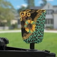 thumbnail image 2 of Yuyamidu Sunflower RV Electric Tongue Jack Cover with Tight Belt Leopard Print Camper Travel Trailer Jack Cover RV Accessories Outdoor Protective Electric Jack Dust Covers, 2 of 7
