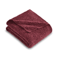thumbnail image 2 of Mainstays Chenille Oversized Couch Throw Blanket, Black Crimson, 50 x 72 in, 2 of 6