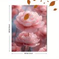 thumbnail image 3 of Qisvanset 12x16 Inch Pink Peony Floral Canvas Wall Art, Trendy Bible Verse Art Gift for Girl Room Home Decor, 3 of 8