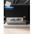 thumbnail image 4 of Paneles Decorativos de Pared 3D Triángulo 30x30cm AGBOX | Set de 12 Piezas Diseño Geométrico | Fácil Instalación, 4 of 4