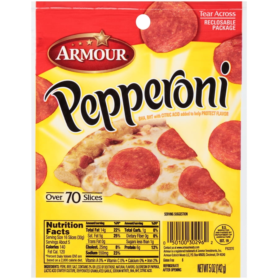Armour Pepperoni Slices, 5 oz