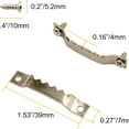 thumbnail image 5 of Small Sawtooth Picture Hangers Steel Picture Hangers Picture Frames Hangers with Screws Picture Hang Solutions, for Hanging Clock Paintings Artwork Picture Frame Hook Photos, 5 of 5