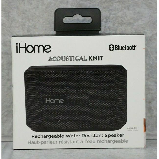 ihome bluetooth speaker acoustical knit