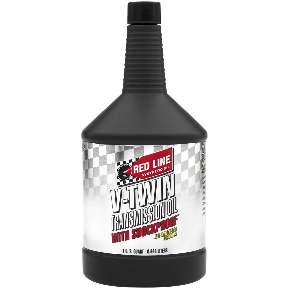 Red Line 42804 VTwin Transmission Oil with Shockproof 1qt.