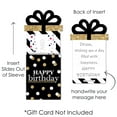 thumbnail image 6 of Big Dot of Happiness Adult Happy Birthday - Gold - Birthday Party Money and Gift Card Sleeves - Nifty Gifty Card Holders - Set of 8, 6 of 8