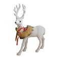thumbnail image 2 of Uutvmp Christmas Elks Figurine, Christmas Deer Sculpture Animal Christmas White Deer for Centerpiece Bookshelf Bathroom Home Holiday, Turning Head Reindeer, 2 of 5