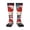 3 Black, variant on Women's Knee High Socks America Canada Flag Thermal Soft Knee Long Socks