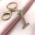 thumbnail image 3 of SURJDE Letter Keychains for Women Purse Charms for Handbags Crystal Initial Alphabet Pendant with Key Rings, 3 of 6