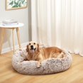 thumbnail image 2 of Calming Donut Dog Bed es Round Fluffy for Large Dogs -Anxiety Plush Machine Washable ( Large), 2 of 8