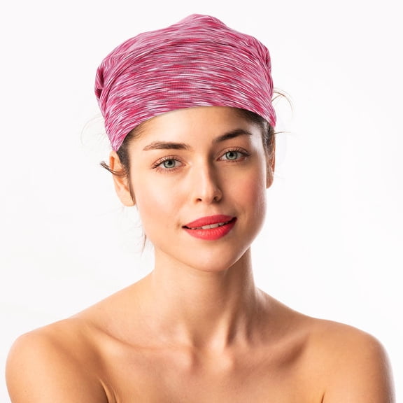 MERRYHAPY 1 Pack Large Hair Sleep Bonnet for Women, Soft Modal Cotton Elastic , Red Spa Hair