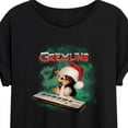 thumbnail image 3 of Gremlins - Holiday Gizmo Plays Keyboard - Juniors Ideal Flowy Muscle T-Shirt, 3 of 5