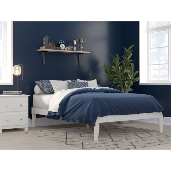 Colorado Full Bed in White with USB Turbo Charger