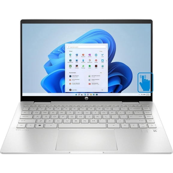 HP Pavilion x360 14-ek2087nr 14" FHD Touch Laptop Intel Core i7-150U 16GB RAM 256GB SSD Windows 11 Home, Silver