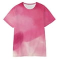 thumbnail image 5 of STETMN Tie Dye Shirt for Women Oversized Gradient Short Sleeve Tees Summer Trendy Casual Tops, 5 of 7