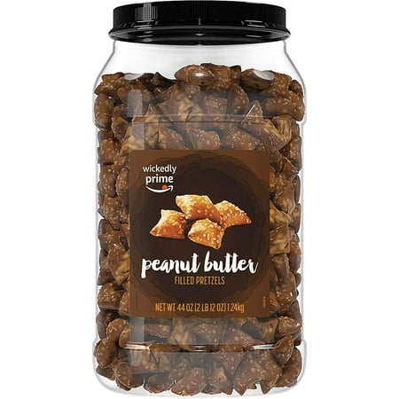 Wickedly Prime Peanut Butter-Filled Pretzels, 44 Ounce