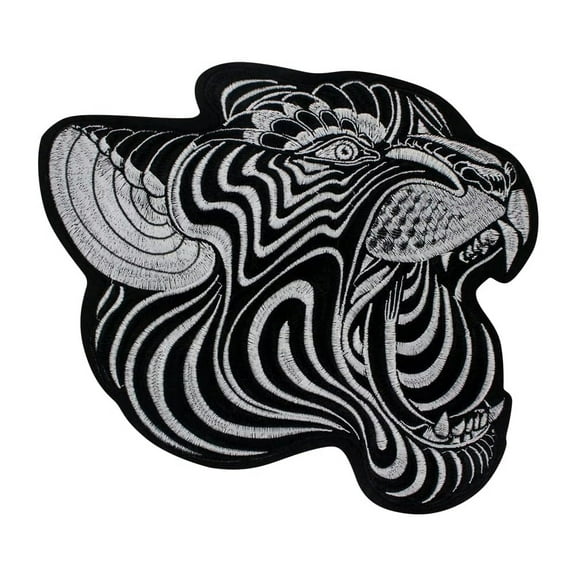 1pieces Tiger Patches Animal Iron on Patches Embroidered Applique Patches for Jacket Backpack Vest Decorated