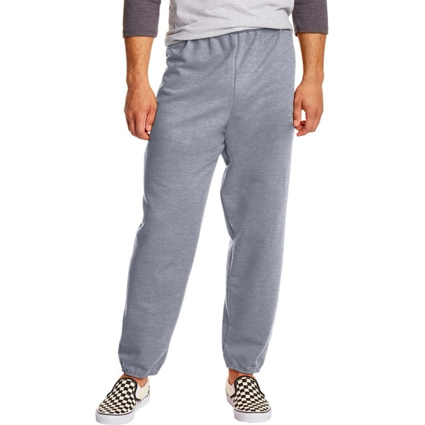 Hanes Men's EcoSmart Fleece Non-Pocket Sweatpant - Walmart.com