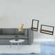 thumbnail image 2 of Escultura Artística De Animales Para Chimenea Con Estantes De Pared De Madera De Estilo Rústico Moderno. Juego De Almacenamiento Y Exhibición Para Cocina, Oficina Y Comedor., 2 of 8