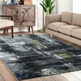 thumbnail image 7 of BEKAY 8 x 10ft Abstract Area Rug Vintage Runenr Rug Washable Gray Rug Non-Slip Large Carpet Modern Distressed Antique Rug for Bedroom Living Room, 7 of 7