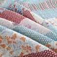 thumbnail image 3 of 3 Pcs Floral Quilt Set Printed Patchwork Bedspread Cozy Warm Durable Bedding for Home Decor, 3 of 10