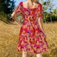 thumbnail image 4 of Vestido de manga corta para el Día de Concientización sobre la Dislexia ropa para mujer vestidos elegantes de tallas grandes vestidos de cóctel vestido para mujer, 4 of 7