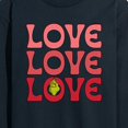 thumbnail image 3 of The Grinch - Grinch Love Stack - Men's Long Sleeve T-Shirt, 3 of 5
