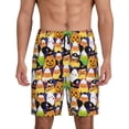 thumbnail image 3 of Lsque Halloween1 Mens Sleep Pajama Shorts,Short Pajama Pants, Cotton Ultra-Soft Knit-Medium, 3 of 9